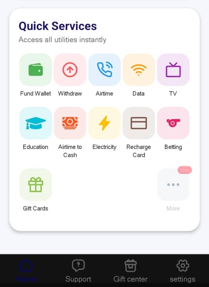 _Softnixx's tweet photo. Wait… you can actually do ALL these from Softnixx? 👀💜

Data, airtime, TV, electricity, recharge cards, gift cards and more.

Your everyday digital needs just got a little easier. 📱✨ https://t.co/vJCO2GZhYX