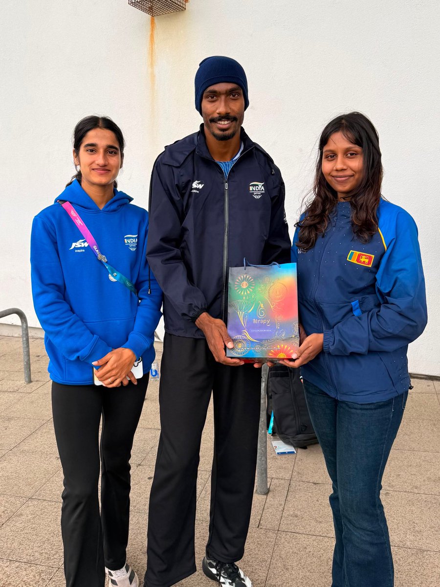 OlympicLK's tweet photo. Sharing a taste of Sri Lanka with the Commonwealth 🇱🇰

At the 2026 Commonwealth Games, Team Sri Lanka had the opportunity to share premium Ceylon Tea with participants across the world, thanks to @Terapyceylon’s support as our Official Tea Partner. 

#TeamSriLanka #TerapyCeylon https://t.co/MTRevqbYhn