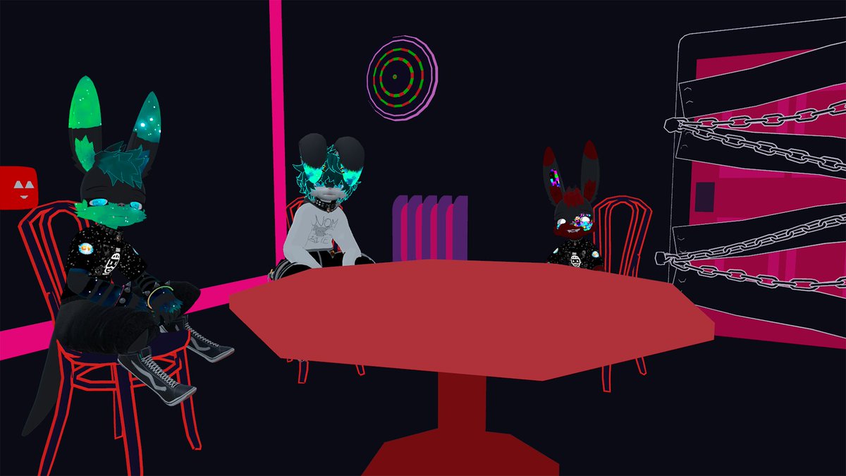 CVorox's tweet photo. Who let you in!? π°πͺ #VRChat #Furry #Bunny #Bennet #Zoichi #TADC https://t.co/iDwEmRq3Ql