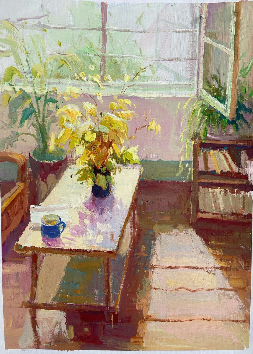 sugag408760's tweet photo. Lying in a cozy gallery corner, watching light dance across oil strokes—art doesn’t just hang on walls, it wraps around you ， https://t.co/6DzSkqkbs6