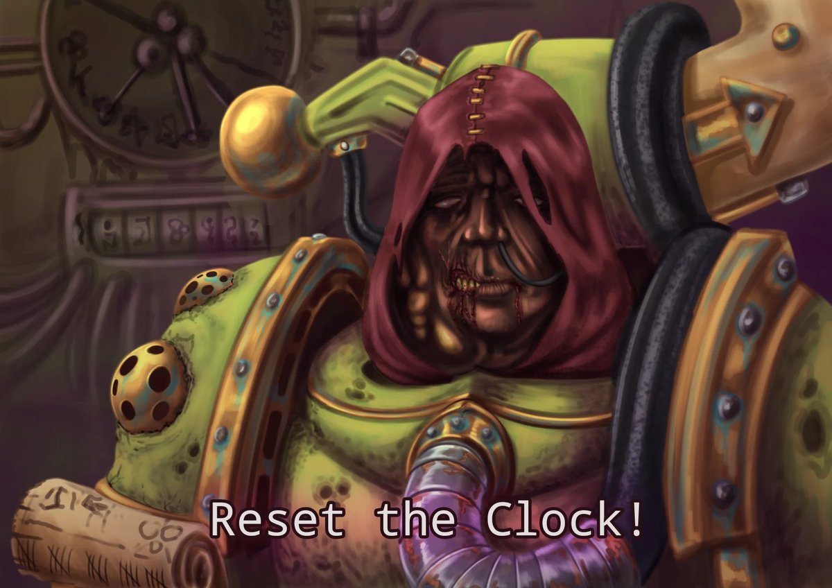 Seletron2210's tweet photo. First Meme I made thats actually used regulary.

Best used when the extra half marine in the Poxwalker box is mentioned.

#deathguard https://t.co/CeZNowAWf9