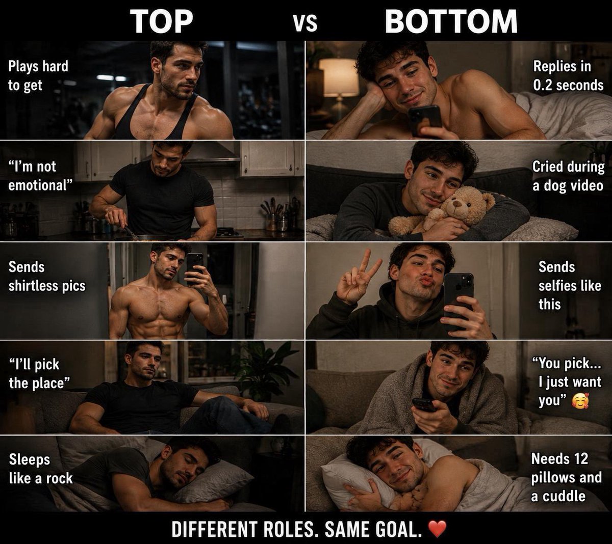 Nonyesf's tweet photo. Battle of how Top and Bottom works😁🤣 https://t.co/d9KwnORfk3