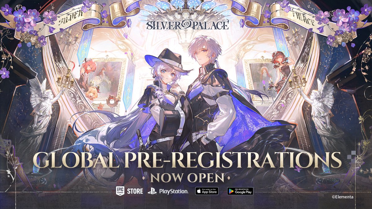 SilverPalace_EN's tweet photo. Dear Detective, global pre-registration for Silver Palace is now open! Head to the App Store, Google Play, PlayStation Store, Epic Games Store, or our official website to pre-register ahead of launch.

App Store: https://t.co/sq9PimpulB
Google Play: https://t.co/hWKcEjnpoS
PlayStation Store: https://t.co/dn6y8kPGa2
Epic Games Store: https://t.co/qBFXqf1xTR
Official Site: https://t.co/vvBj2ScSgD
※ Follow us on social media for the latest updates on the multi-platform launch.

#SilverPalace
