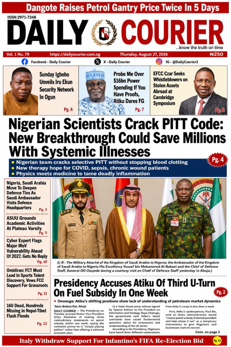 MUdoisoh's tweet photo. In the news today https://t.co/4f2BwYpYoQ
