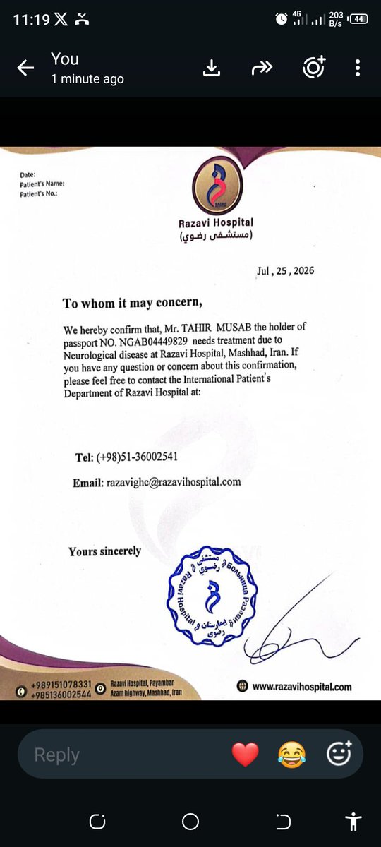 Mannguess01's tweet photo. @ProfIsaPantami Assalamualaikum, Ina kwana Baba. Dan Allah taimakon ka muke ne na kudin surgery 17 million na brain tumor wa yayana. Ransa yana hannun Allah, he's in a critical condition that needs emergency. Wallahi mun rasa yadda zamuyi, kataimaka Mana Dan darajan Allah. I'll share the details https://t.co/2IhYEGT8Xp