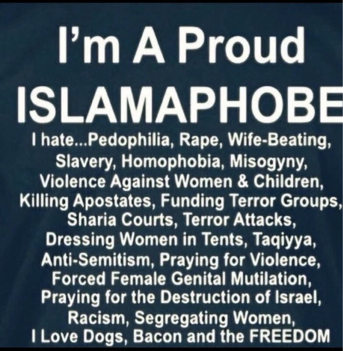donnybusby's tweet photo. @zarahussain999 Get use to it. We’ve had enough of Muslims destroying our country. Never see you attacking Muslims for Terrorism,Raping,Grooming, Child abusing, etc https://t.co/DLtF3eCrvk