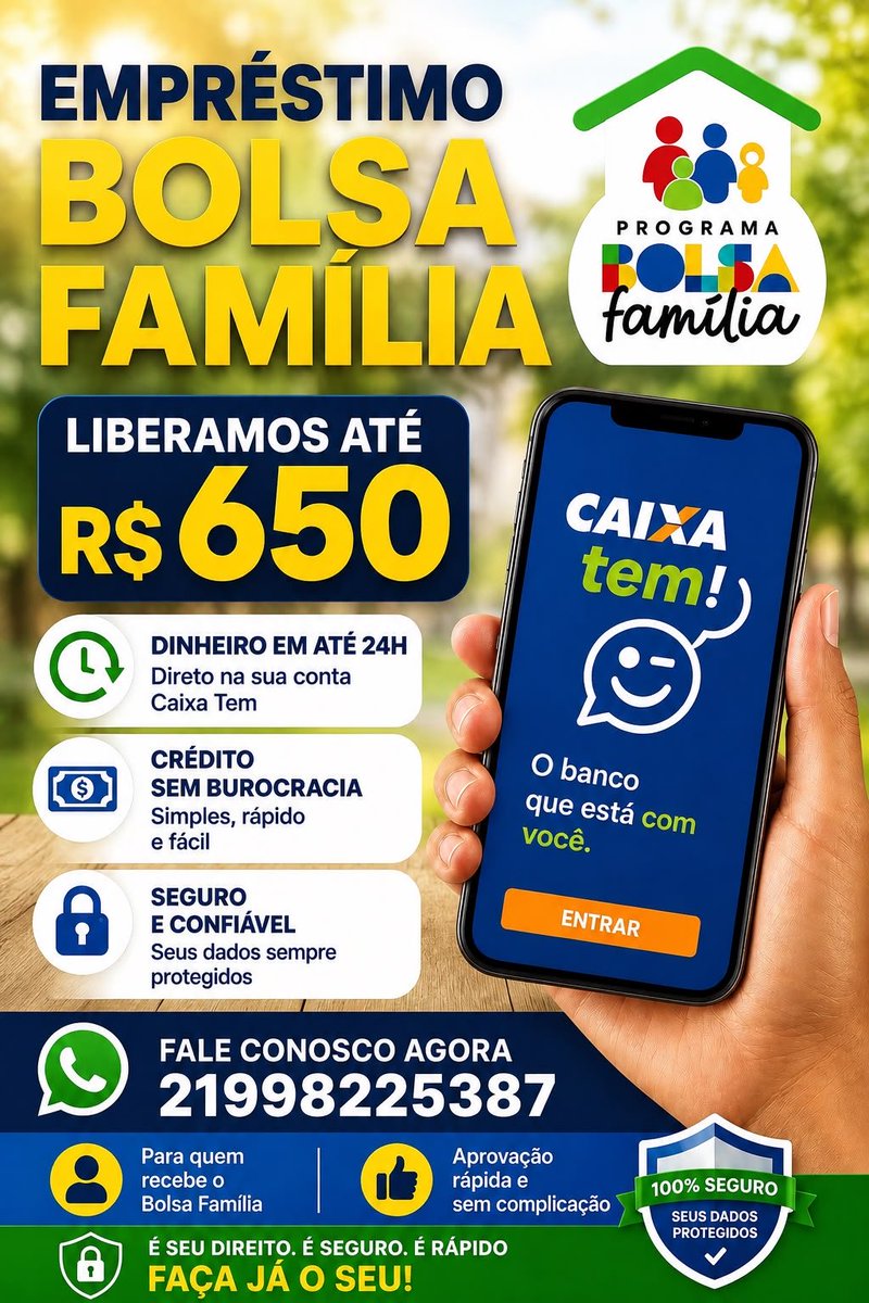 guinhom's tweet photo. #caixatem #bolsafamilia #emprestimo https://t.co/FR60rP3zT7