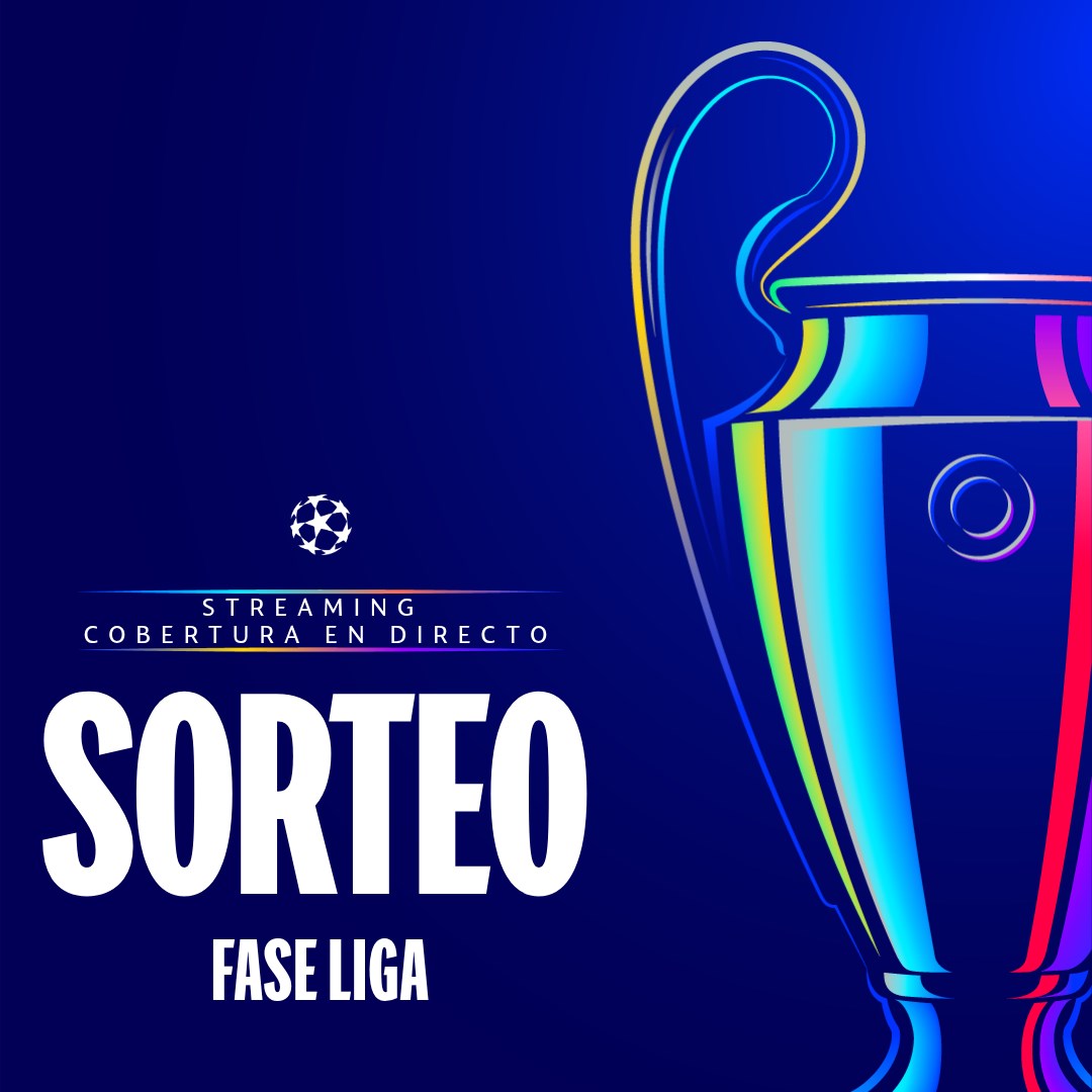 LigadeCampeones's tweet photo. 🔊 ¡Cobertura en directo y streaming del sorteo de la fase liga!

👉 https://t.co/n8t3WulN5C

#UCL #UCLdraw https://t.co/VAYjjt7KyT