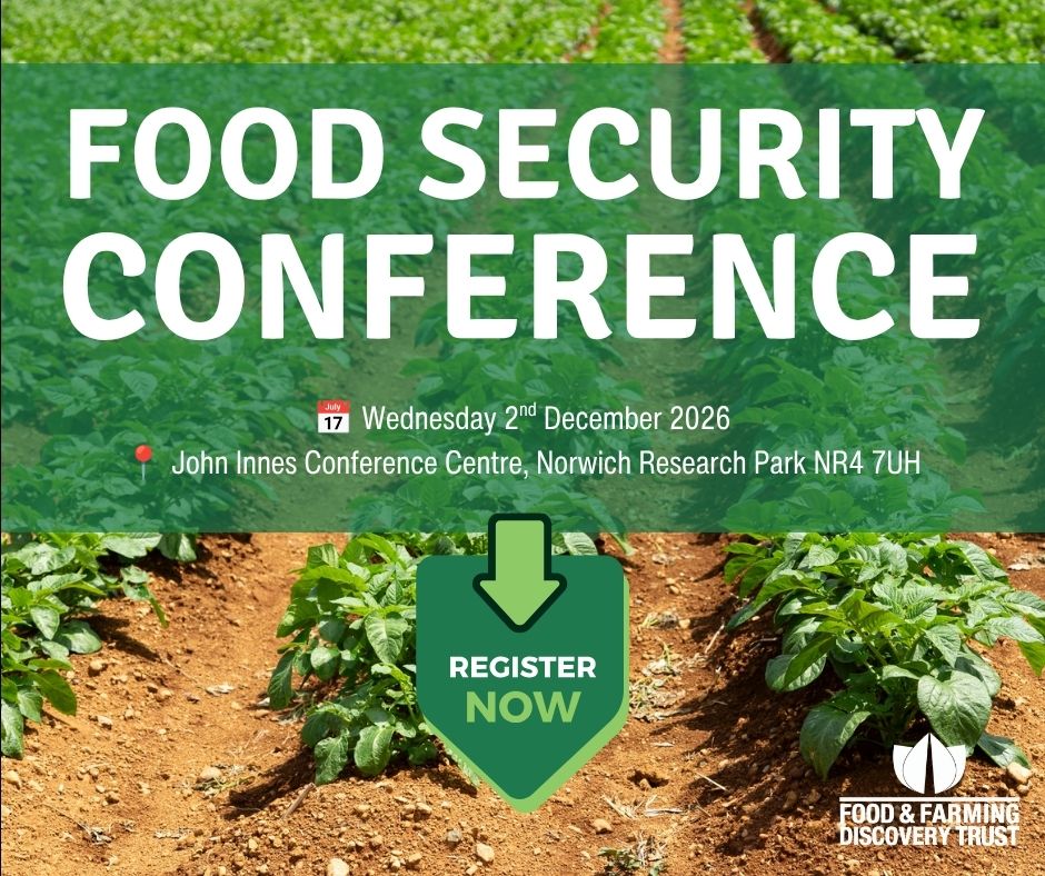 ffdt_uk's tweet photo. 🌱 The Food Security Conference is back! 🌾  

Calling Norfolk sixth forms and post-16 colleges! 

We’re inviting groups of students along to this exciting, free conference on Wednesday 2nd December 2026.  

👉 Find out more and sign up below https://t.co/4DyKutshGC https://t.co/vUpX364Qmq