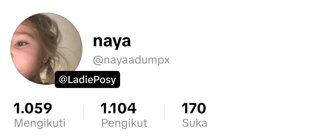 LadiePosy's tweet photo. @haringtown akun tikt0k f1,100+ hasil moots/mutualan, y26, live on &amp; free change email, price 70k (bisa hubungi via dm atau wa di profile yaa) https://t.co/w3wureo7Wg
