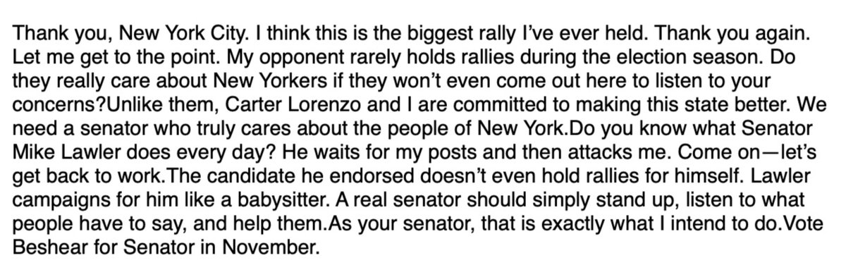moddempatriot's tweet photo. (@PoliGSim)
Andy Beshear's rally in Central Park, New York City https://t.co/Dmy1RgEUmG