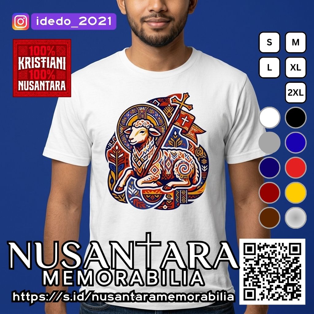 idedo2021's tweet photo. Simbol Anak Domba Allah dalam ragam seni Nusantara. 100% Kristiani 100% Nusantara Nusantara Memorabilia https://t.co/2FV9p7Xj3E
#kristiani #kristen #katholik #nasrani #nusantara #indonesia #memorabiia #souvenir #cinderamata #kain #kaos #tshirt #Yesus #AnakDombaAllah #AgnusDei https://t.co/kWlAJube0V