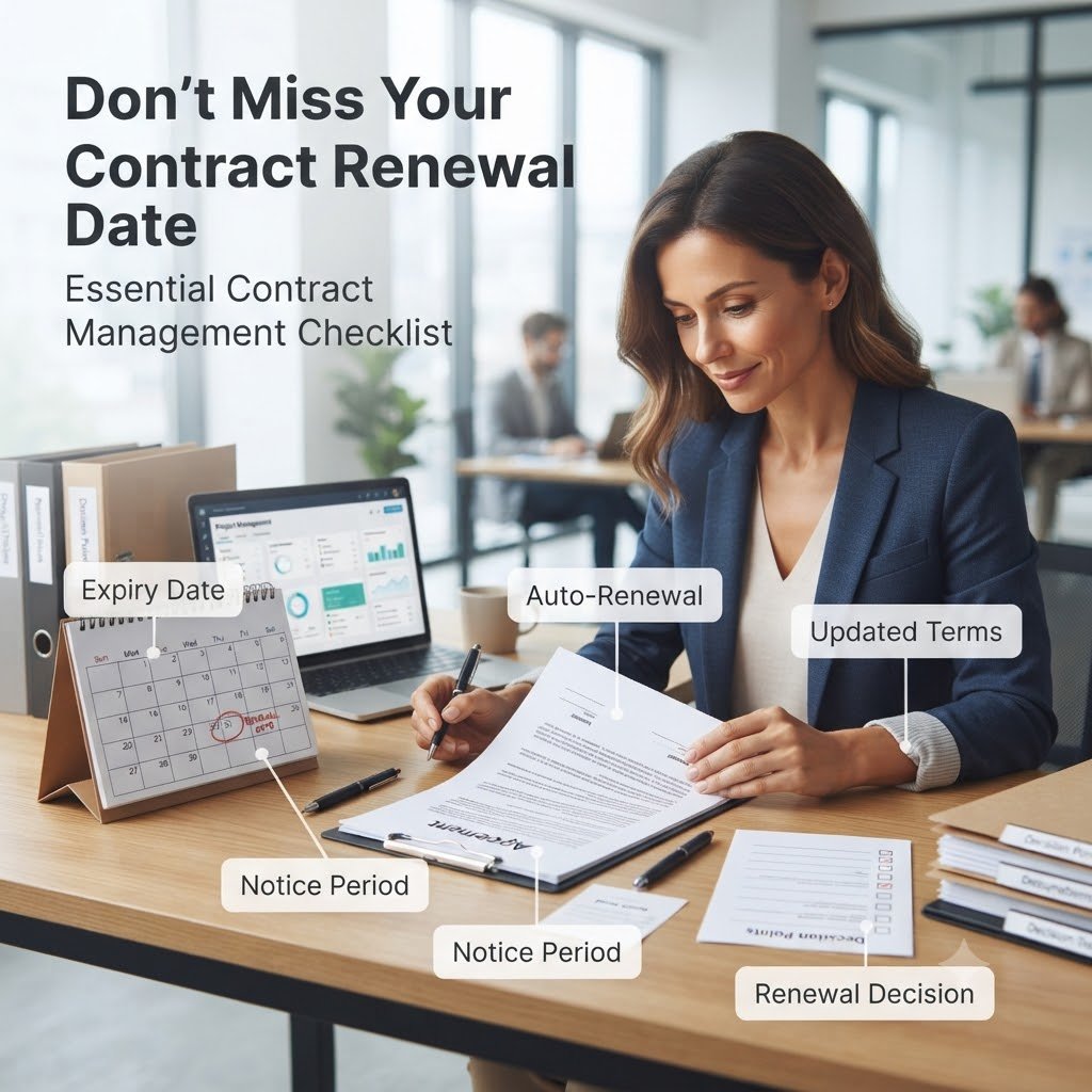 Advparvezali's tweet photo. Don’t forget about contract expiry dates.

Before a contract ends, check:

• Expiry date
• Auto-renewal
• Notice period
• New terms

• Continuing obligations
A simple reminder on your calendar can prevent an unnecessary last-minute problem.
#Contracts #Business https://t.co/OzxWKv8mYe