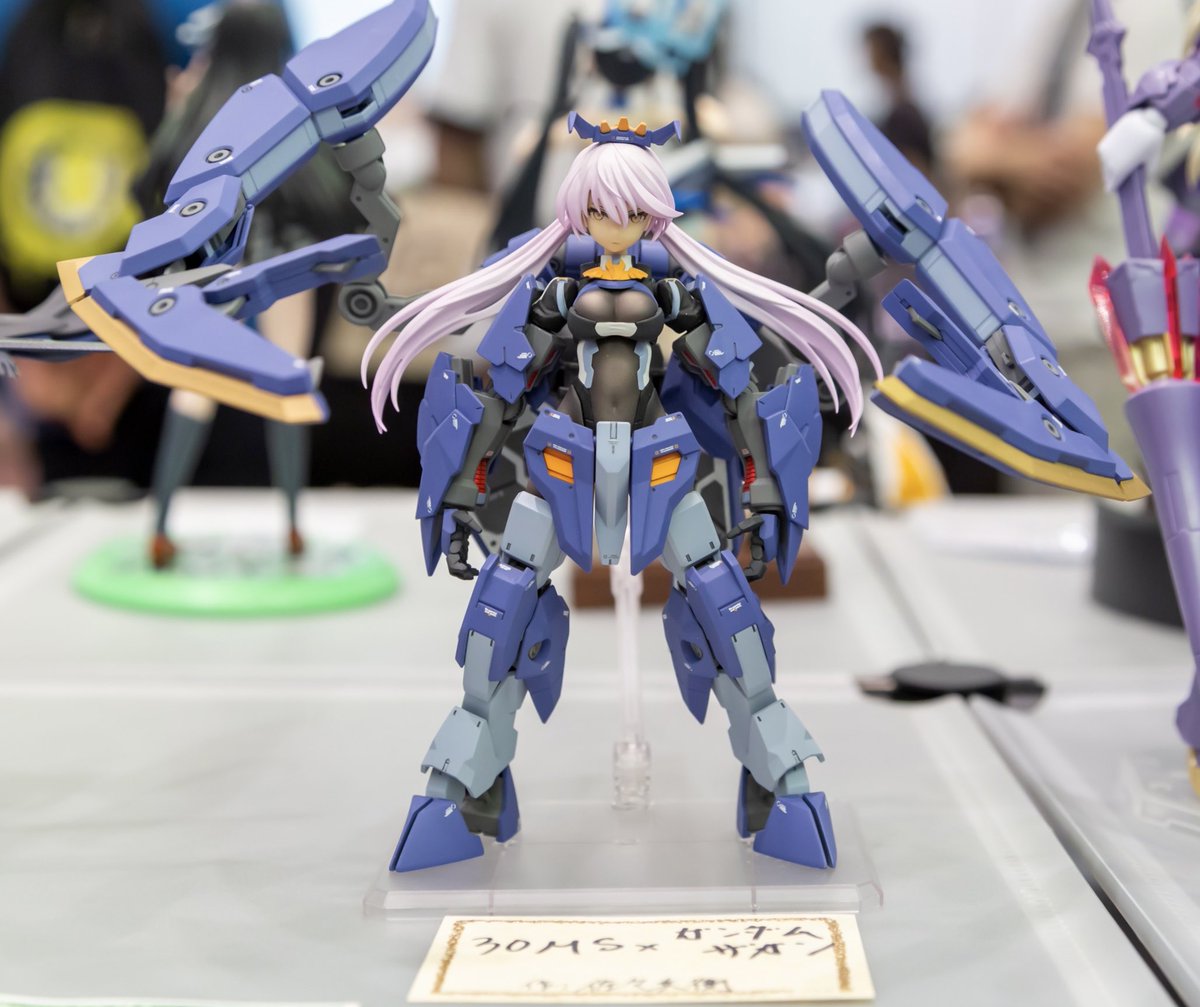 sazabee0's tweet photo. 30MS×ガンダムザガンです。
今月号のモデグラのNIPCOMレポートに載せてもらってました😊
ありがたき幸せです😭

画像は会場でサークルメンバーに撮ってもらったものと、家で自分で撮ったものです☺️ https://t.co/SPJcJkxePf
