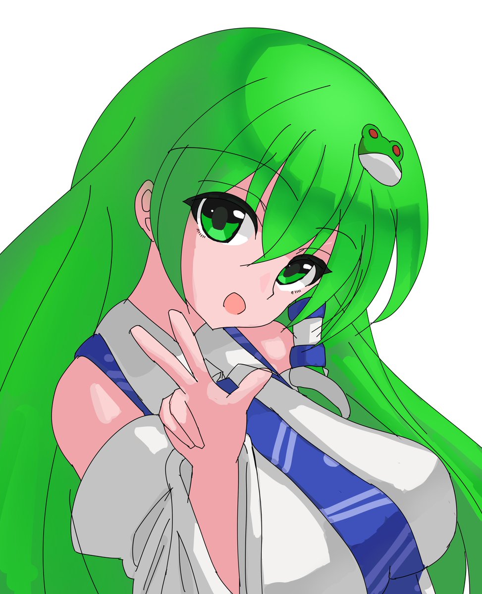 apboin's tweet photo. 東風谷早苗
#イラスト  
#東方Project https://t.co/33E3yOM8CW