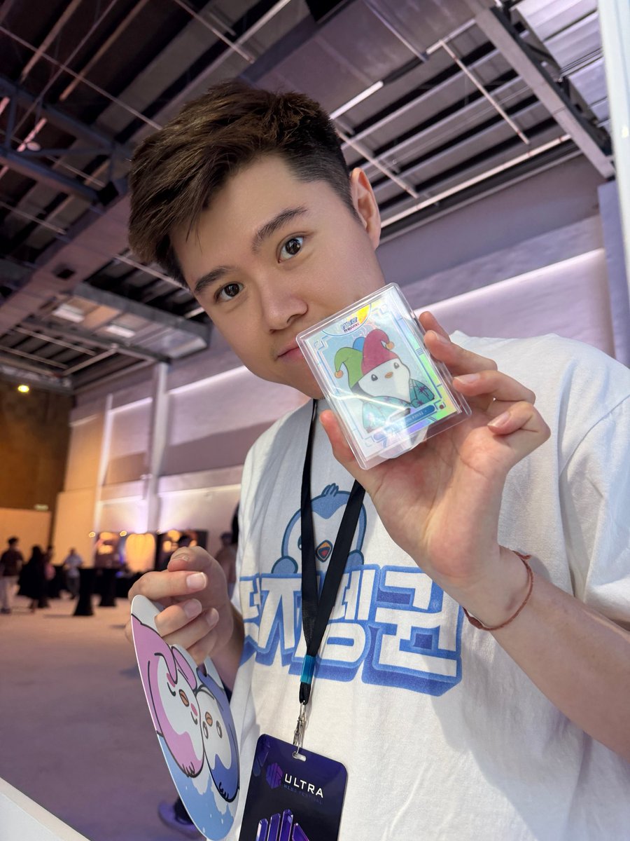 RizzTann's tweet photo. POV: You just pulled the most handsome character in the set… while looking at the most handsome guy on CT 😮‍💨 @pudgypenguins https://t.co/OOXaLK3fGa