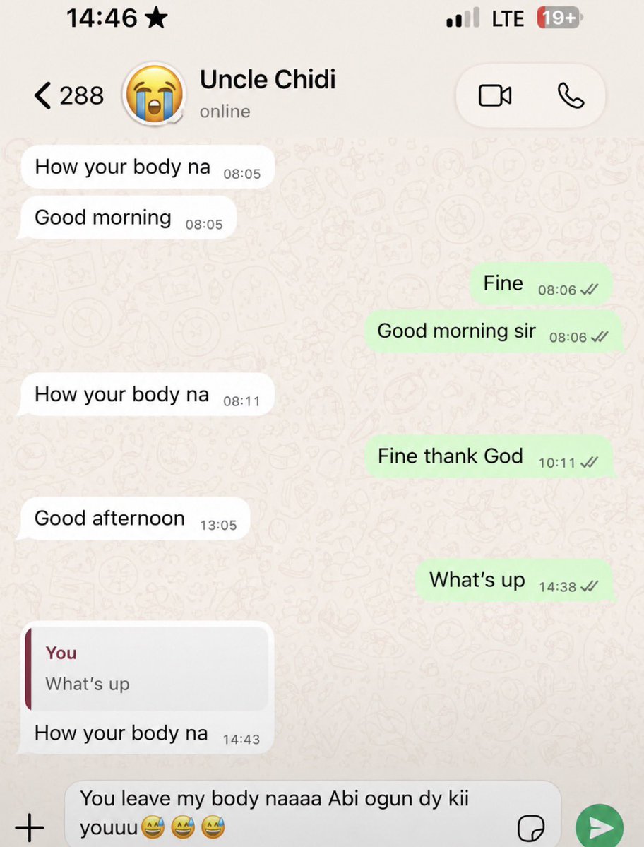 Progress_aje's tweet photo. Poison wey my papa brother put for my food nor work, he just dey ask how my body since 😂 https://t.co/nUeVLRkQF6