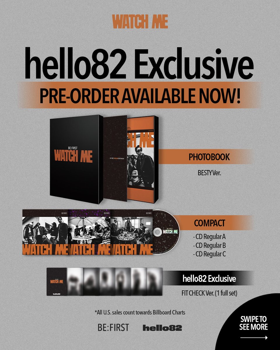 BEFIRSTofficial's tweet photo. 2026.09.18 Global EP ”WATCH ME”
PRE-ORDER NOW

https://t.co/KFE1cbMJRZ
*US Exclusive

- hello82 Exclusive
- 82EVENT Exclusive
- Target Exclusive
- Barnes &amp; Noble Exclusive

#hello82 @hello82official 
#BF_WATCHME
#BEFIRST https://t.co/9UuhJd5OQg