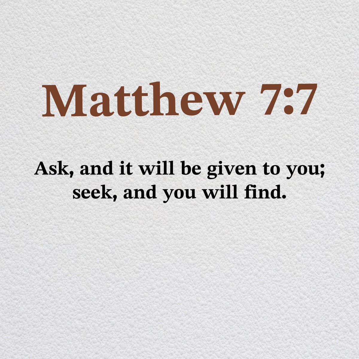 Holy__Bible1's tweet photo. Matthew 7:7 https://t.co/s2yGKT41gl