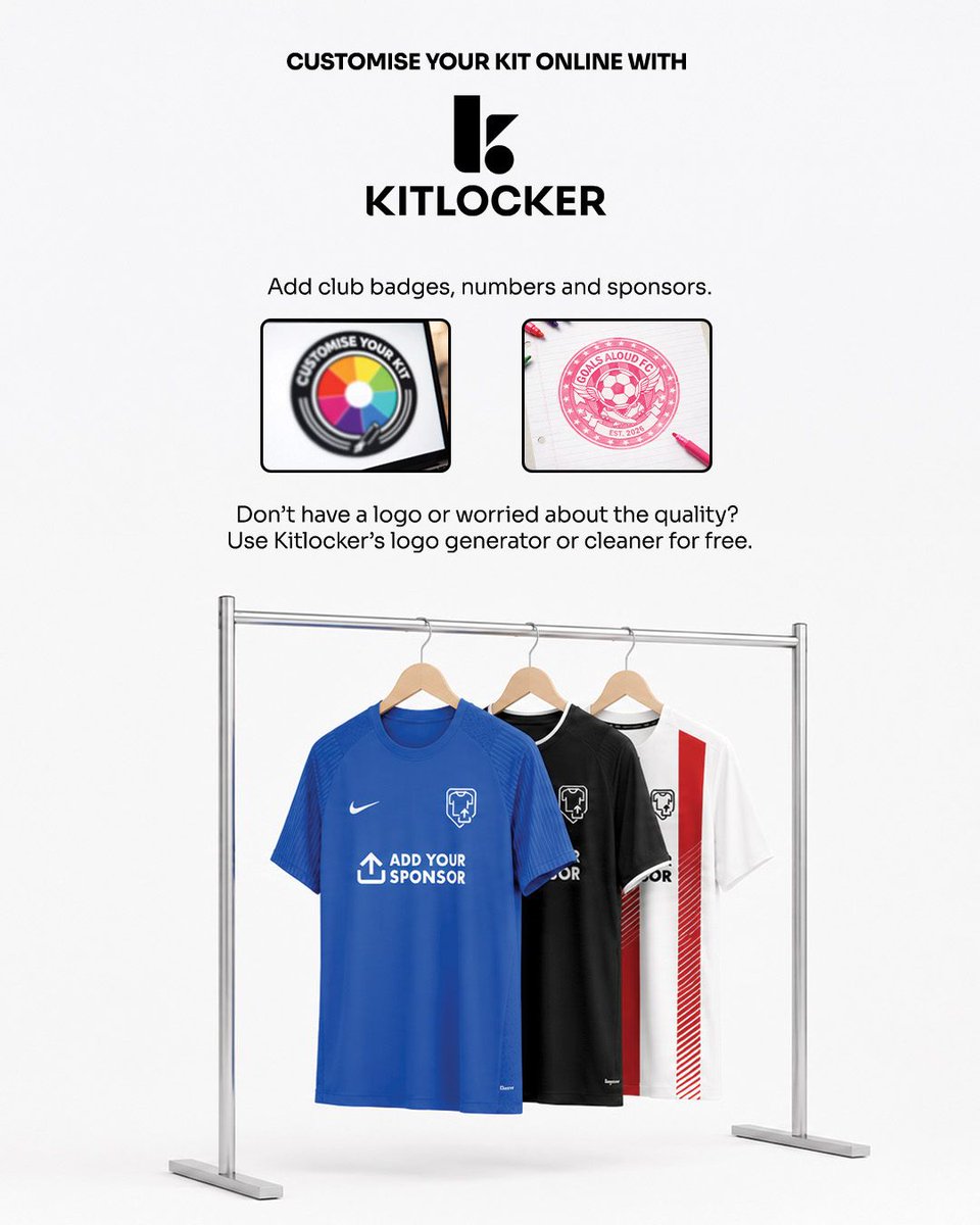 middxfa's tweet photo. Customise your football kit online with @Kitlocker 🎽

Customise Your Kit provides a simple and fast way to create professional Nike teamwear online. Find out more here ⬇️ 

https://t.co/6mKsMgnUGJ https://t.co/VHUvs5xFcF