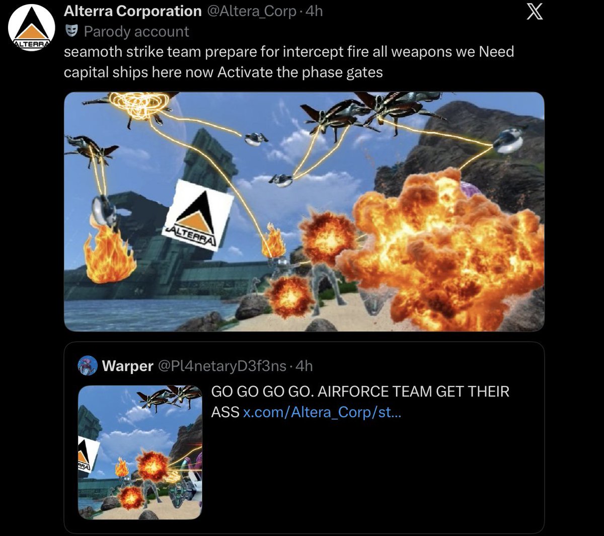 BestGasWeapon's tweet photo. I’m so ready for us to have a whole ass war like subnautica parody twt did I would absolutely annihilate all of you given you provide me 10 minutes to do my job https://t.co/LWlG2EDd0t