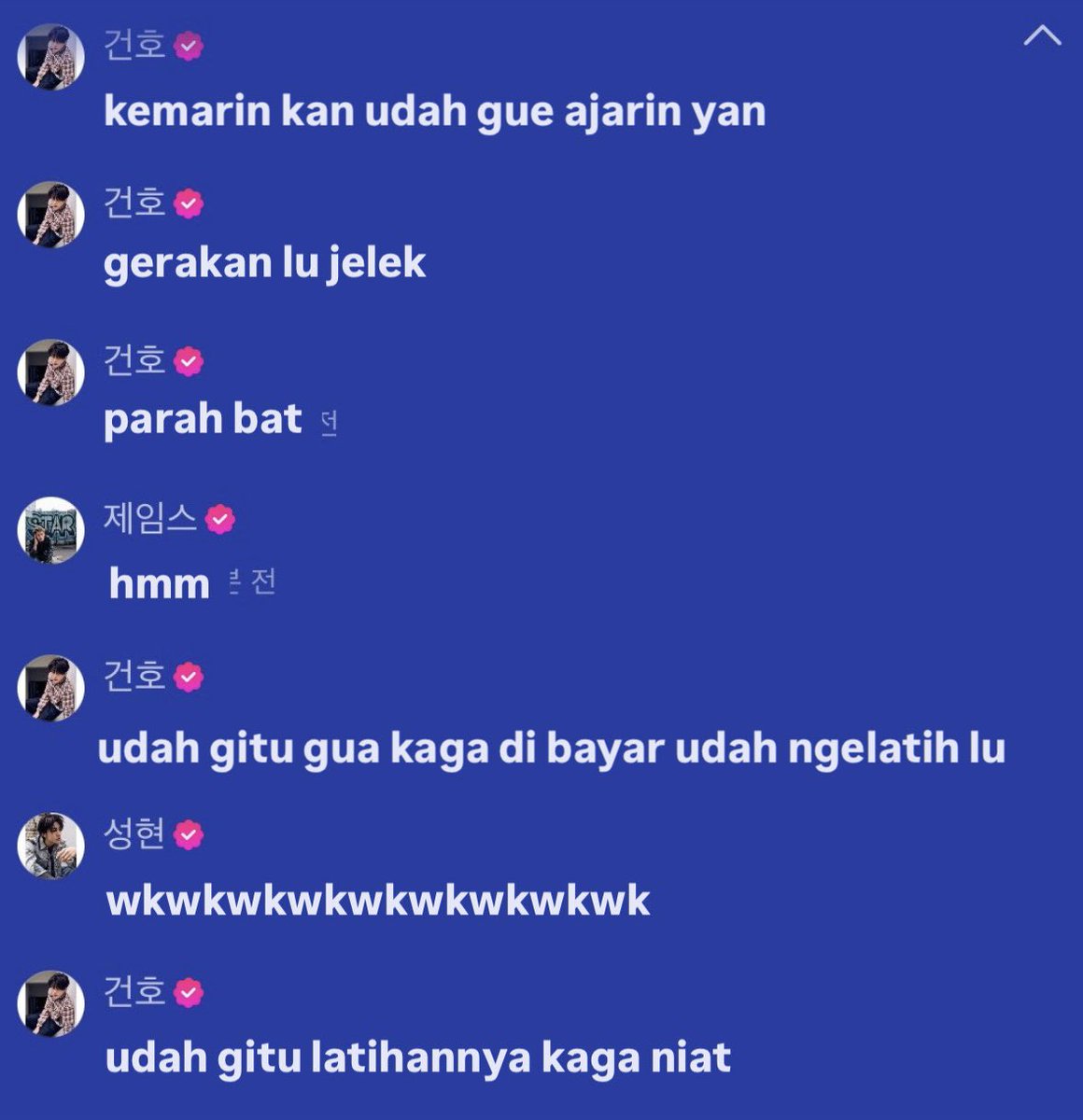 seonssean's tweet photo. WKKWK SEONGHYEON KEONHO MALAH CEKCOK ANJIR 😭😭😭 https://t.co/VbvbDP3hGt