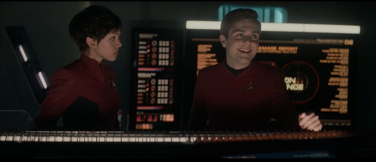 The__Mesha's tweet photo. Star Trek Strange New Worlds
S4E6 Off-Hour

The initial plot device has been done a few times before, but the new characters, high stakes, teamwork, soundtrack, and formatting was a great touch. Good pacing; one of the faster episodes.

Thoughts?

@StarTrekOnPPlus 
@StarTrek https://t.co/cOt1ujwQXr