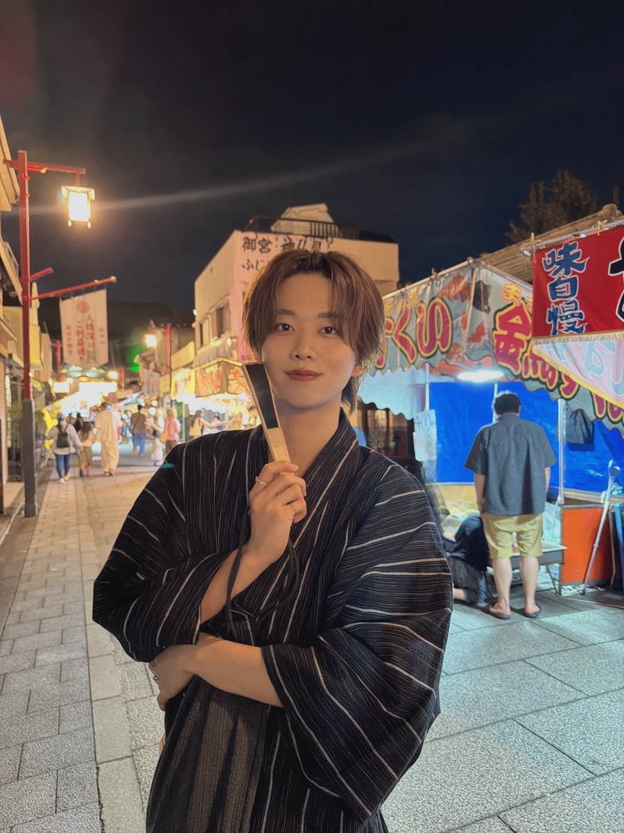 BANGERS_JIN's tweet photo. つばさと一緒にお祭り行ってきた〜！！
いっぱい写真撮ってくれたよ👘
久しぶりのお酒も飲んだ☺︎
ジュースじゃないですカルピスサワーです！
@takitsuba_land つばやんありがとう🫶

#BANGERS #JIN https://t.co/GMD4Gkhn6y