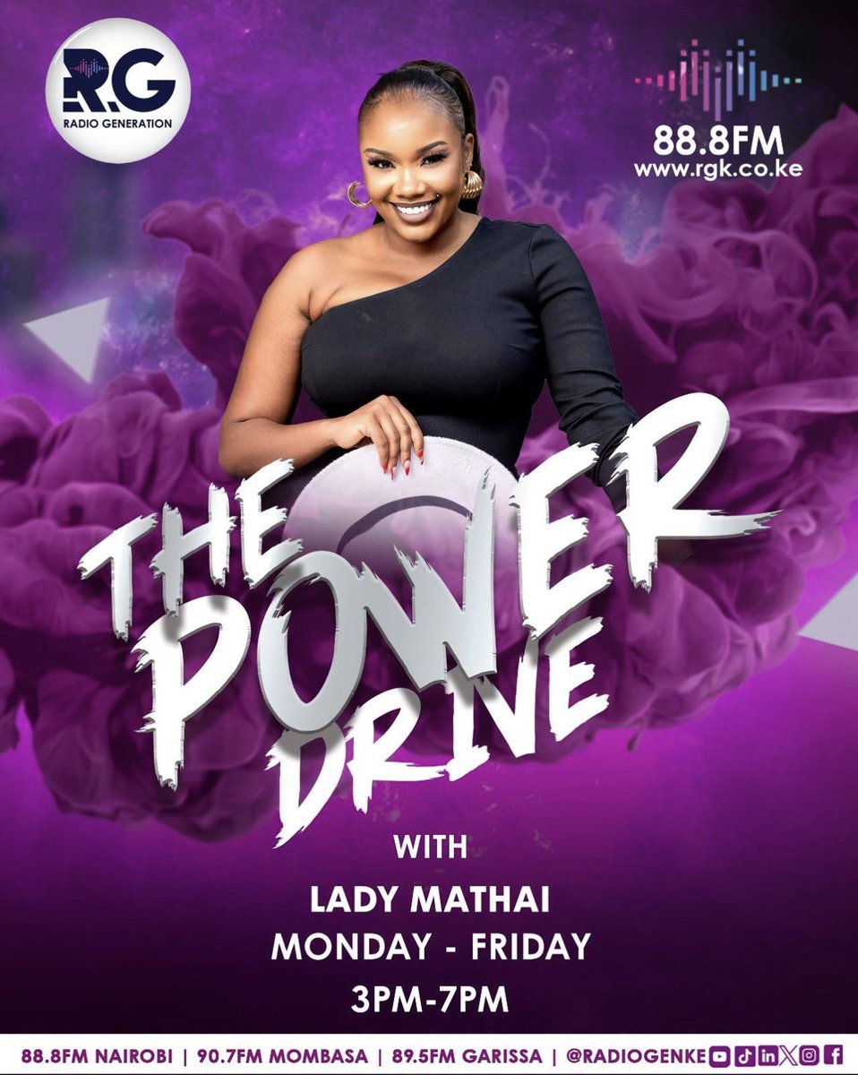 RadioGenKe's tweet photo. Thursday used to have plans. Then adulthood happened. 😂
Let’s see if we can bring some of that Thursday energy back.

#ThePowerDrive
#HomeOfHardTruths
@lady_Mathai https://t.co/fOHJJ8OntG