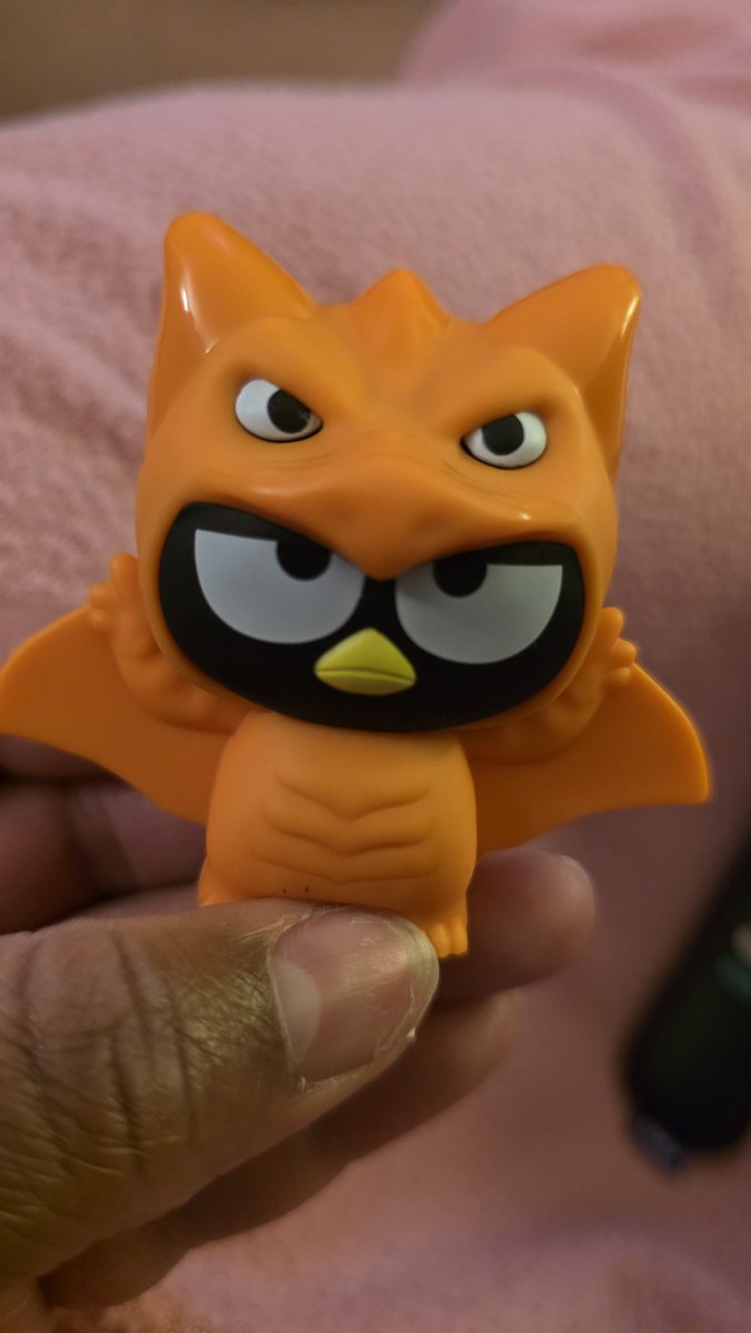 msashbash226's tweet photo. I keep going to McDonald's for these darn Hello Kitty x Godzilla toys. I can't help that I'm a Sanrio fan. 🤷🏾‍♀️ https://t.co/iHg7BvMK3A