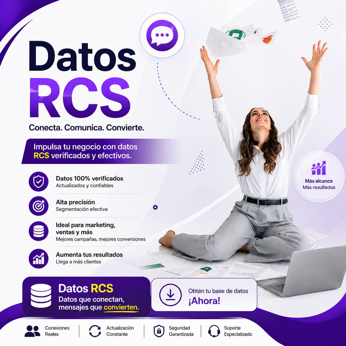 listaradatos's tweet photo. Moderniza tus estrategias de comunicación móvil:

📊 Datos organizados
🎯 Segmentación
💬 Mensajería enriquecida
📈 Marketing móvil
🌐 https://t.co/RAyBQclHC4
💬 WhatsApp: +63 985 808 5805
#DatosRCS #RCS #MobileMarketing #Marketing https://t.co/y7BYLPvuQi