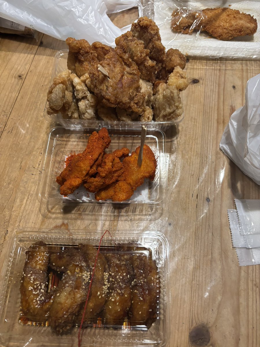 assarilotte's tweet photo. 唐揚げ祭り＆自家製ソース！ https://t.co/JkpGrT64AU