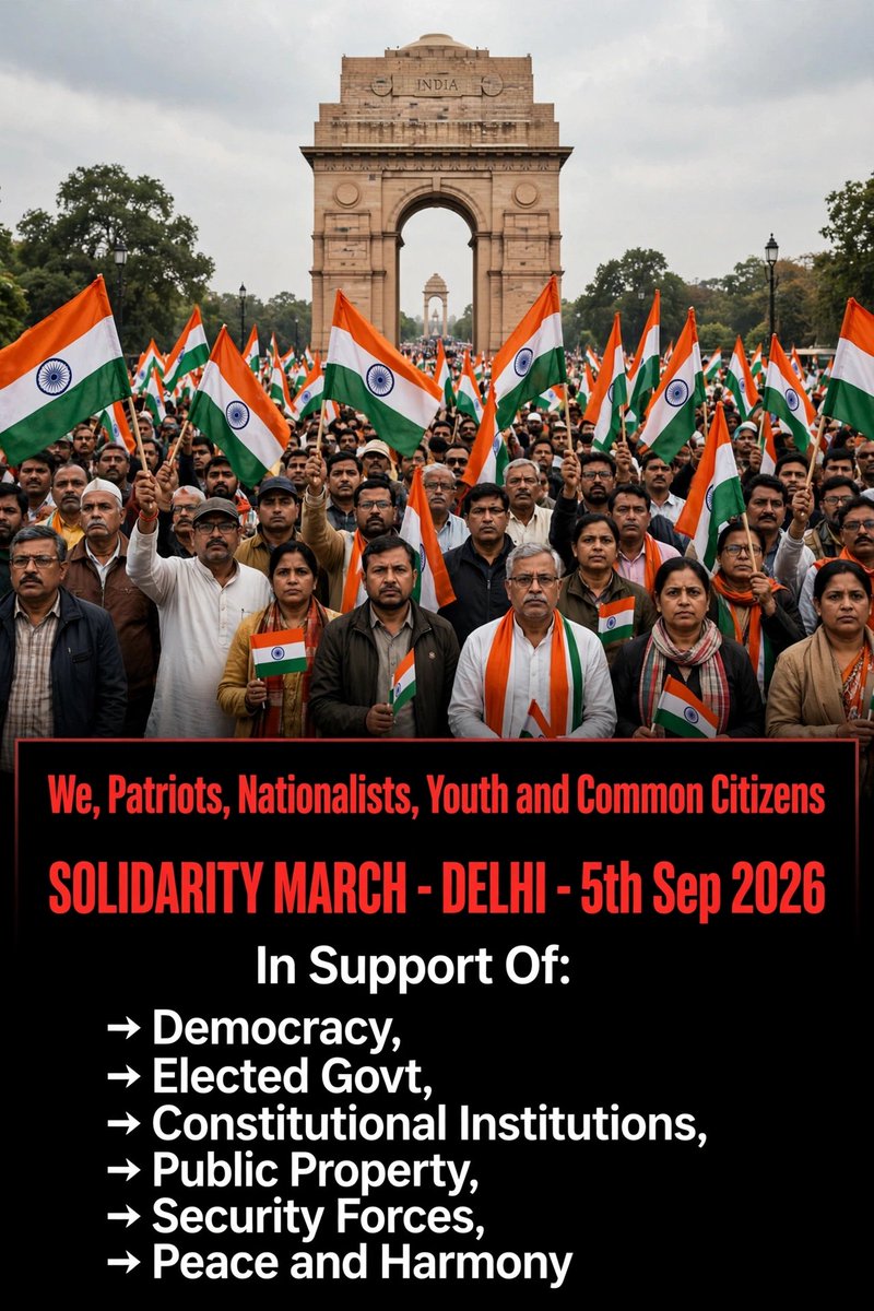 NationFirstPJP's tweet photo. Time has come for the clocks to tick for Cockroaches . The game plan of  Cockroaches is fully exposed. 

A desperate gang of urban anarchists trying to barge into schools and terrorize teachers is the real threat to Rajasthan's law and order. 

The  so-called delegation of Cockroaches to Jaipur is nothing but to display usual circuses , tricks and dramas of these anarchists and their masters. 

Under the fake guise of social auditing, their rogue mobs are illegally forcing entry into government schools. They are openly threatening school principals. They are constantly harassing dedicated teaching staff on duty. 

Local parents and vigilant youth rightfully threw these goons out of the school premises. Now, these agitators have started crying foul play. For these professional rioters, law and order only exists when they are allowed to paralyze public systems without any consequences.

This deliberate targeting of educational institutions is a calculated plot to weaponize local frustrations ahead of the forthcoming local elections. These fringe elements are using multi-account digital toolkits to fabricate an image of institutional collapse. 

The state government must stand firm against this menace. Law enforcement must deploy strict preventive security rules immediately.

 Vigilant local communities have already shown that citizens will not tolerate engineered street-level anarchy in their neighborhoods. Law enforcement agencies must arrest these traveling instigators. 

The state must completely freeze their operational funding modules. 

The largest democracy on earth will not allow its young students to be used as human shields for failed political ambitions.

These Cockroaches should not be allowed to hold the country to the ransom. They should be shown their space. 

Strict action is Imperative. 

Nation First.
🙏🇮🇳
Patriots