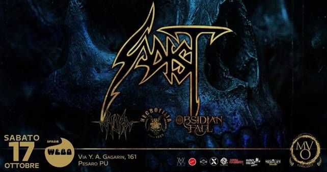 METALWAVEItaly's tweet photo. SADIST: i dettagli del concerto allo Spazio Webo #METALWAVE #MVOConcerti #Sadist #Aydra #Necrofilia #ObsidianFall https://t.co/BnJd1xaMu1