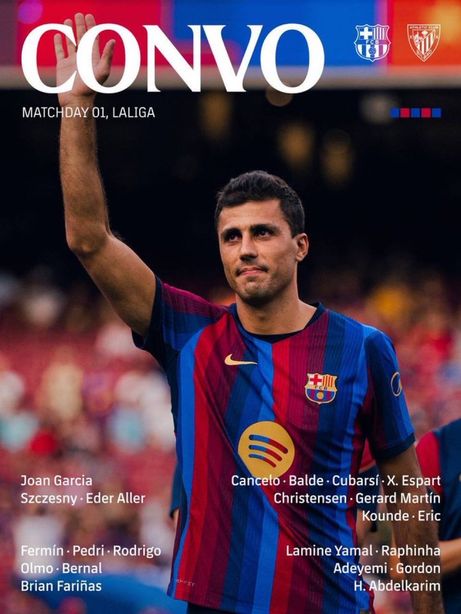 BajomoSamuel4's tweet photo. 🚨| OFFICIAL: RODRI IS INCLUDED IN THE SQUAD! 🔵🔴🔥 https://t.co/4jRNE5pIlq