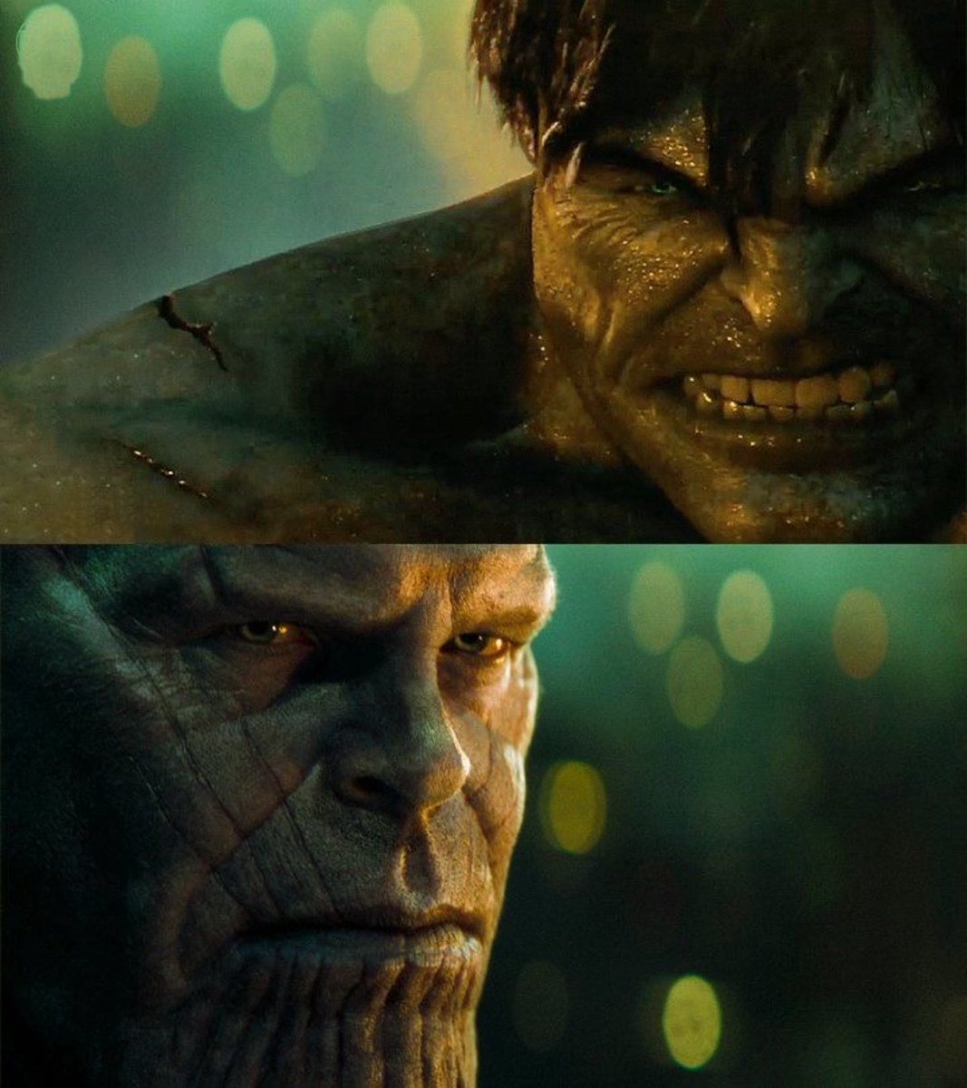 elvnz11's tweet photo. Can Thanos survive Hand-to-Hand kombat against this version of Hulk? https://t.co/cdXh6lQeLC
