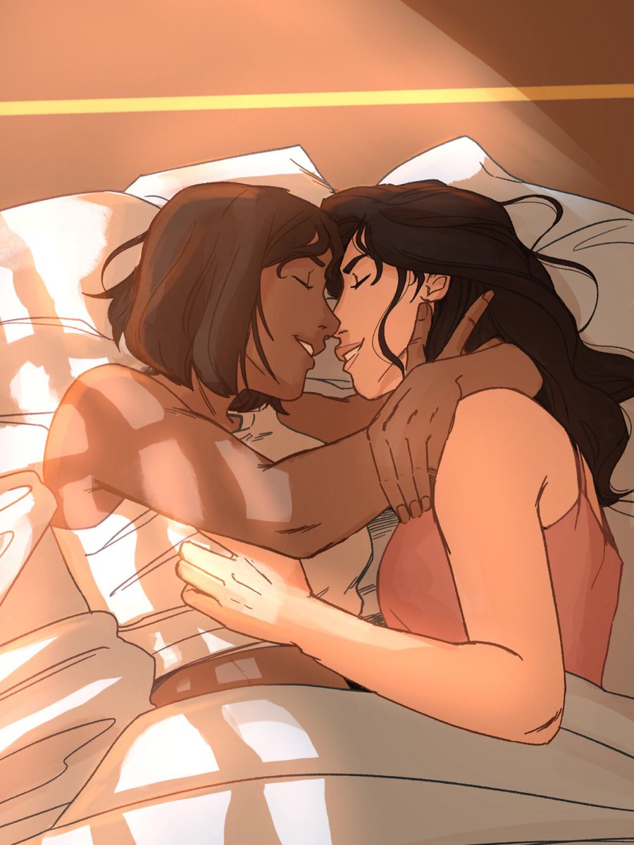 perpysylvie's tweet photo. Yeah… they’re not beating the
“completely obsessed with each other”
 allegations anytime soon 🥹💕

#korrasami https://t.co/Crr3jp1jrY