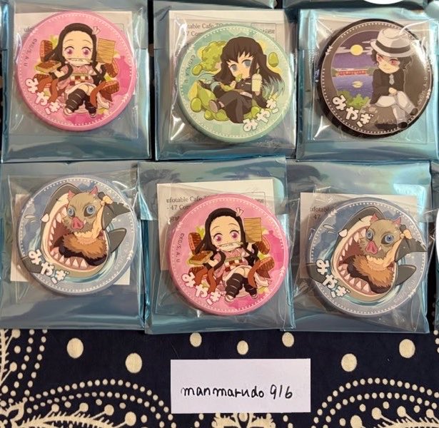 manmarudo916's tweet photo. 【譲渡】鬼滅の刃　ufotable　TOGO 47　宮城　仙台　complete journey アクリルスタンド　アクスタ　缶バッジ

譲→☆無一郎、無惨、◯伊之助、禰󠄀豆子

求→定価＋送料（＋梱包費50円）

☆は1点につき◯>無印2点含む方優先。
大変難しいかと思われますが、宜しくお願い致します。 https://t.co/Y6Wh2Sz2Pq