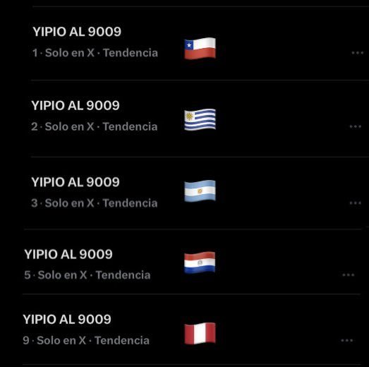 Florsolangista's tweet photo. 🚨 IMPRESIONANTE: YIPIO AL 9009 ES TENDENCIA MUNDIAL

YIPIO AL 9009
#GranHermano https://t.co/gNxvNLkrSI