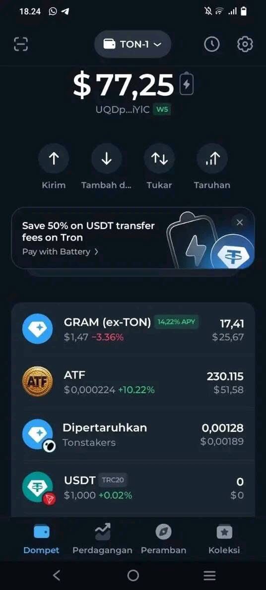 __NOO0R's tweet photo. 🟡 Mining $ATF 

 🔴 Join : https://t.co/8d2i9gH9fV

- Start Bot
- Connect $TON Wallet
- Start Mining
- Complete Social Task

✅ Done

#airdrop https://t.co/LZYzXLb6E8
