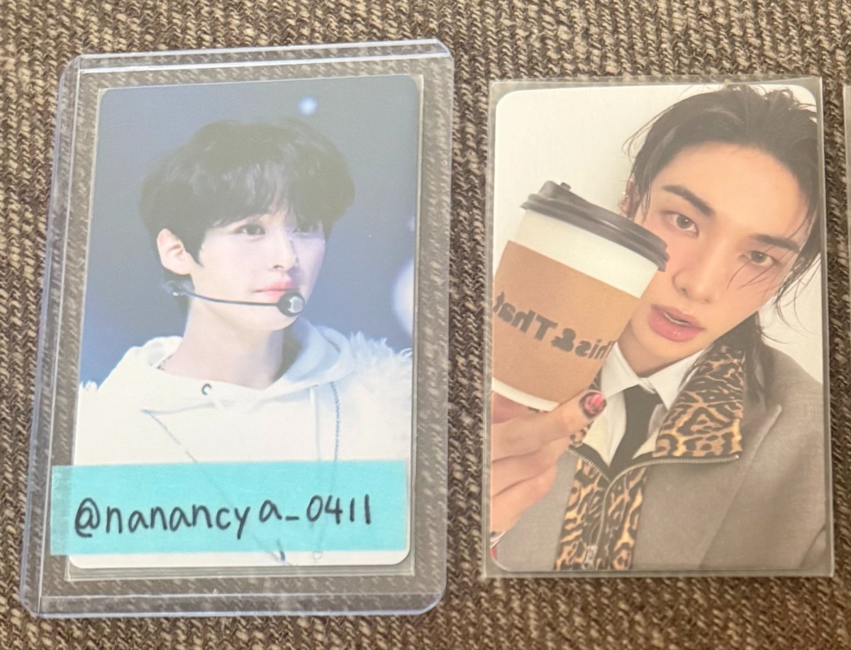 nanancya_0411's tweet photo. 【交換】StrayKids スキズ THIS&amp;THAT 特典 &amp;VER. トレカ

譲)ヒョンジン🥟

求)同種 リノ🐰

◎同日発送
◎郵送のみ

お気軽にお声掛けください🙇‍♀️ https://t.co/4pUPSddvW8