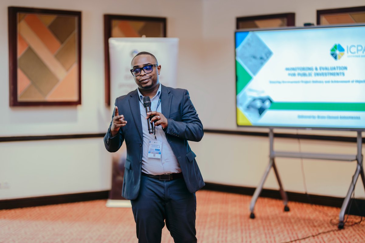I_CPAR's tweet photo. #PBTPSP2026
Spending the budget is not the finish line. Delivering results is.
Mr. Bruno Clement Banamwana, Head of National Programs and Projects Oversight @RwandaFinance  challenged participants to look beyond financial performance and ask: did the investment actually deliver the intended development result? See. Understand. Decide. Act. Follow up. That is M&E: making sure public investments translate into results.
#ICPAR #PlanningForResults #PublicSector #PublicInvestment