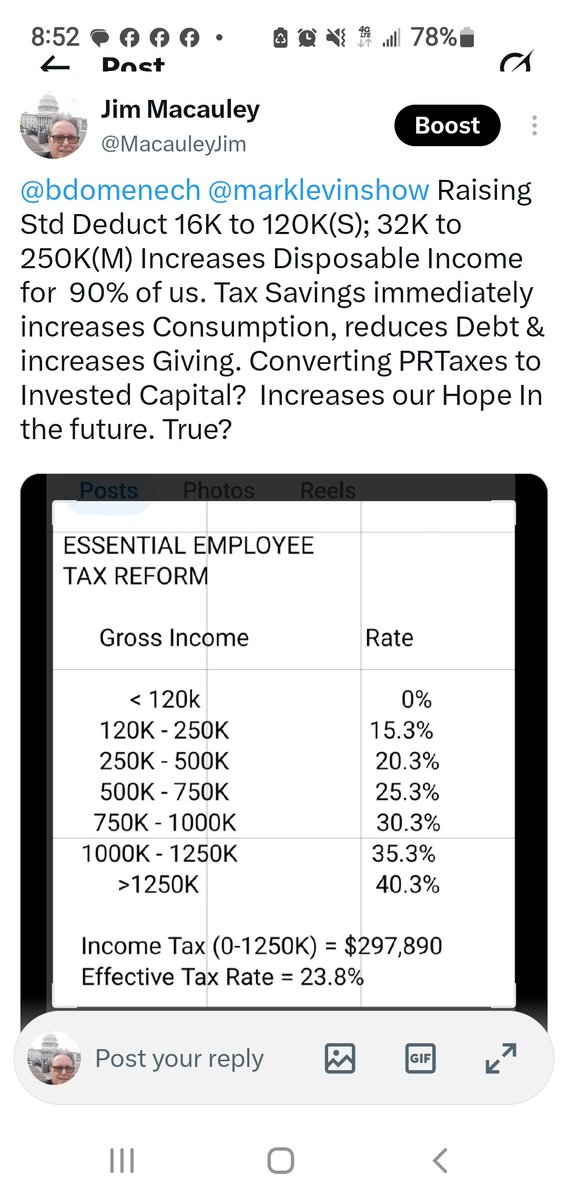 MacauleyJim's tweet photo. @realDonaldTrump @JDVance @SenateGOP @HouseGOP @IngrahamAngle @adamnmichel Adam: DSA is wrong. You too. The10%? NW=$118T created by $40T Debt &amp; SSA. 15.3% FICA robs The90% of its Capital in a Zero-sum game. Truth? Capitalsts w/o Capital easily become Socialists. Solution? C-TREE https://t.co/igj3CQNriA