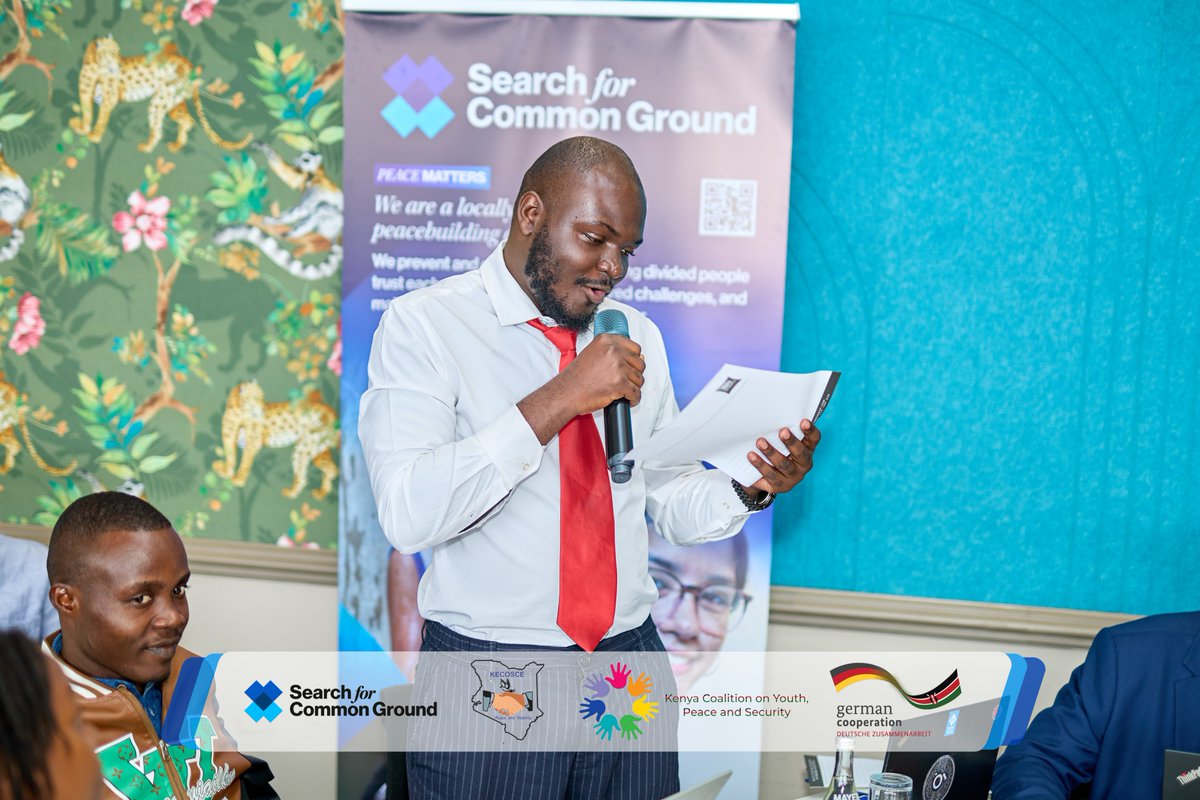 YPSinKenya's tweet photo. Today we converge for the #PeacePulse National policy and coordination dialogue.
Mission is to build institutional pathways for youth led Early Warning and Early Response in Kenya.
@SFCG_Kenya @KECOSCE https://t.co/44sPHBmnA5