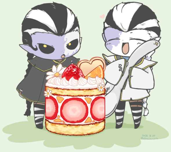 o0macaron0o's tweet photo. #白黒無常記念日2026
#白黒無常記念日

仲良く半分こしてね https://t.co/TI70d3NYVG