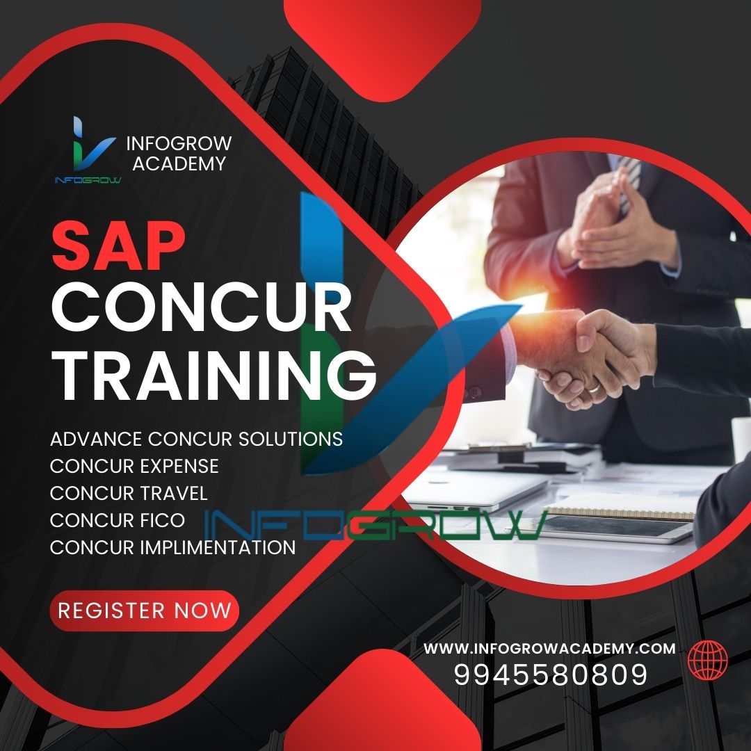 infogrowacademy's tweet photo. Best SAP Concur Solutions Training Institute. Concur Configuration, Implementation, Travel and Expense, FICO, Audit Report, Credit Cards. Work on hands-on projects with 100% job assistance. Register for Free Demo https://t.co/YdcgDnLC4h 
#concursolutions #sapconcur https://t.co/7RhPmzrp6d