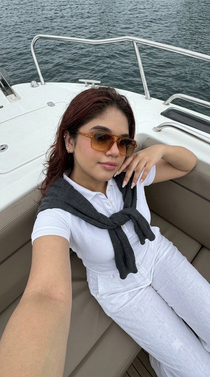 Smartphone Selfie on Motorboat