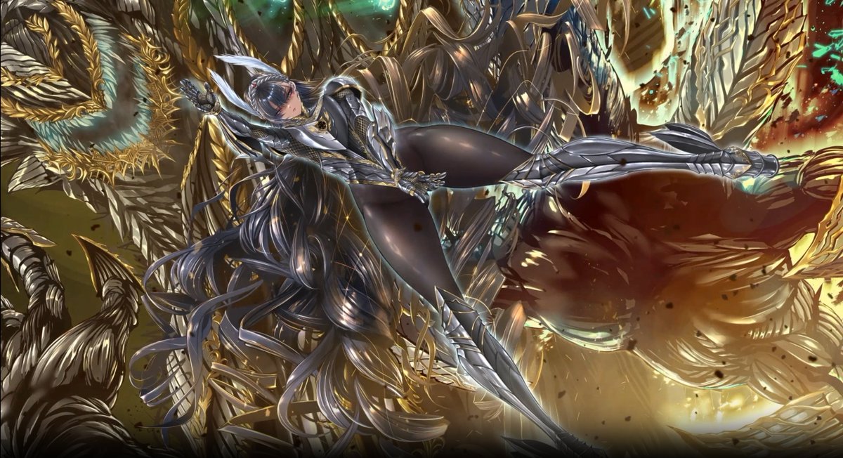 naglfar999's tweet photo. ���ァサゴの変身シーンに一瞬だけ映るモンスターは
「神罰」という鋼鉄の巨竜です。
神理を喪失した世界を亡ぼす終滅装置です。
ヴァサゴはこの竜の力をフォルトスで制御する事によって力を得ます。だからフォルトスが召喚されるまで目つきがちょっと怖いです(；'▽')　
＃エデンズリッターグレンツェ https://t.co/kLbhJmEtft