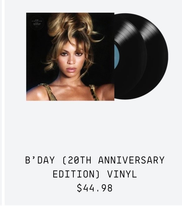 Lovely2BMe81's tweet photo. Beyoncé gave an option for every budget. And if neither is in your budget. Just don’t get it. It’s really that simple. https://t.co/Nh9x8r1lSm