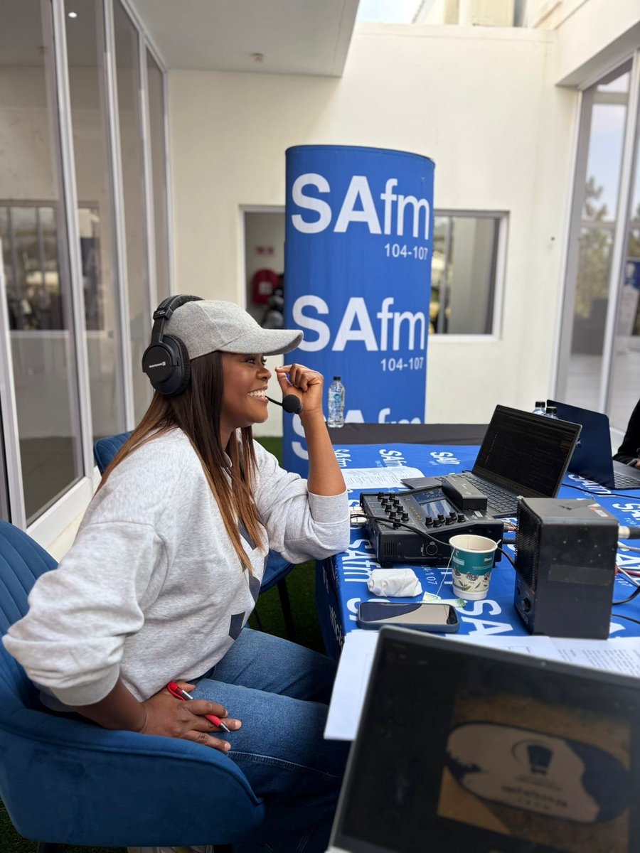 SAfmRadio's tweet photo. @BridgetMasinga on #Thefullcircle⭕️Coming to you live in Midrand, at Divine Sunset Venue, from the Women In Culinary Conference 2026 brought to you by the @sa_chefs South African Chefs Association. #SAChefs #Gratitude #CulinaryCommunity #ChefsOfSouthAfrica https://t.co/lFqEPw0Kui